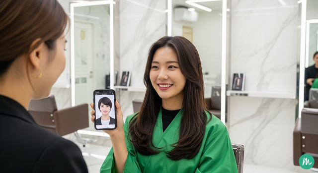 미용실 방문 고객